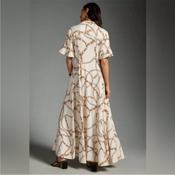 Anthropologie | Maeve | Chain Print Dress | L - Picture 3 of 5